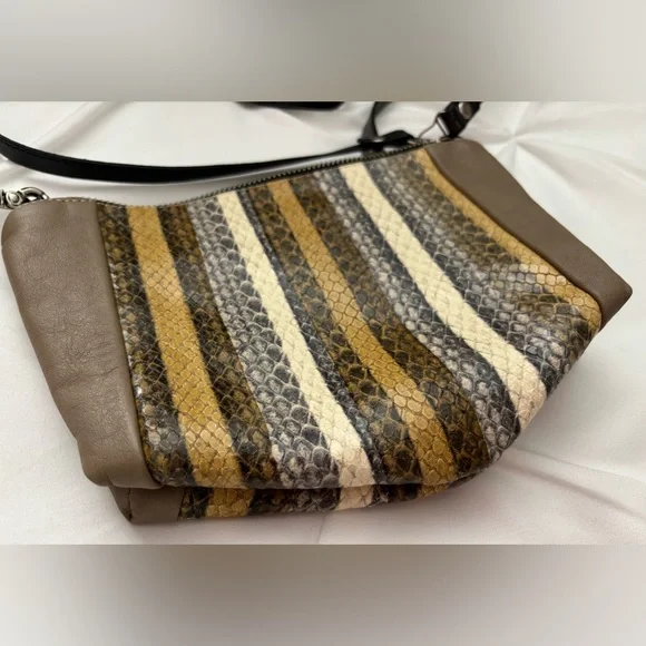 Daniella Lehavi (Made in Israel) Snakeskin Crossbody Bag, VGUC. - Picture 3 of 15